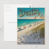 Carte Postale Destin Florida Village de pêcheurs le plus chanceu (Devant / Derrière)