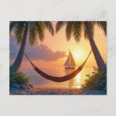 Carte Postale Destination des îles tropicales (Devant)