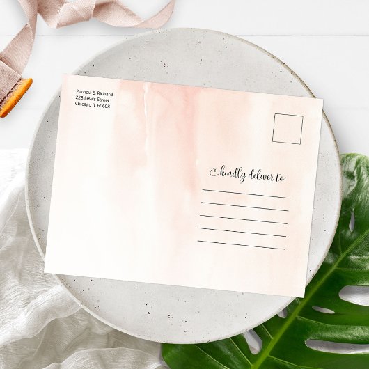 Carte Postale Destination Mariage Tropical Enregistrer La Date