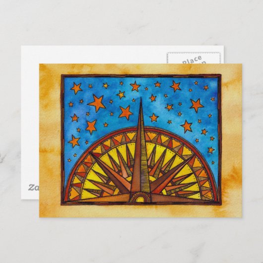 Carte Postale Destination, Univers (Devant / Derrière)