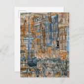 Carte Postale Destinations | Aquarelle New York City View (Devant / Derrière)