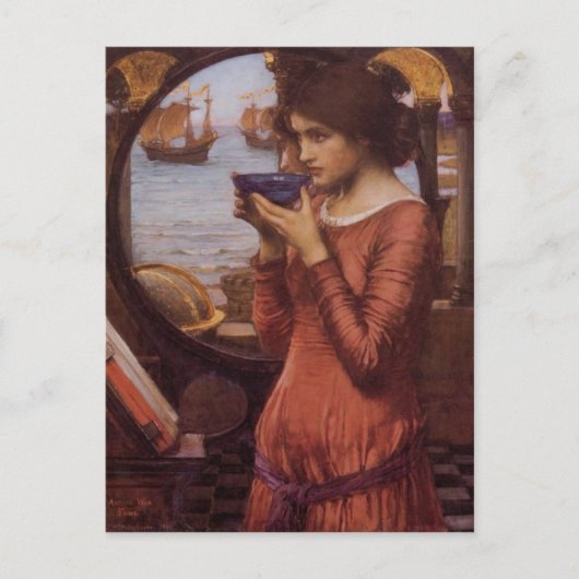 Carte Postale Destiny - John William Waterhouse - Destiny (Devant)