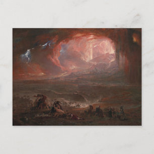 Carte Postale Destruction de Pompéi et Herculaneum
