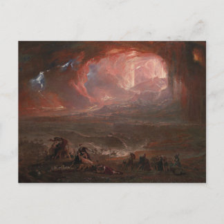 Carte Postale Destruction de Pompéi et Herculaneum