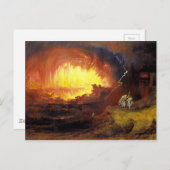 Carte Postale Destruction de Sodome et Gommorah (Devant / Derrière)