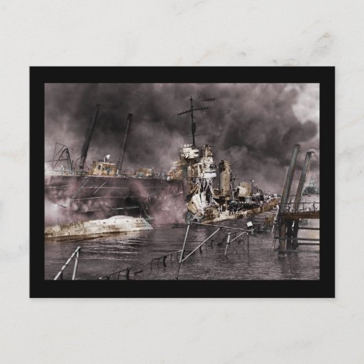 Carte Postale Destruction du navire (Devant)