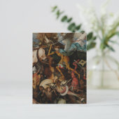 Carte Postale Détail: Chute des anges rebelles par Pieter Bruege (Debout devant)