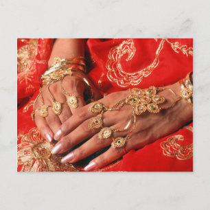 Carte Postale Détail de bijoux élaborés