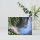 Carte Postale Détail de la randonnée automnale et de l'arc en ci (Debout devant)