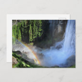 Carte Postale Détail de la randonnée automnale et de l'arc en ci (Devant / Derrière)