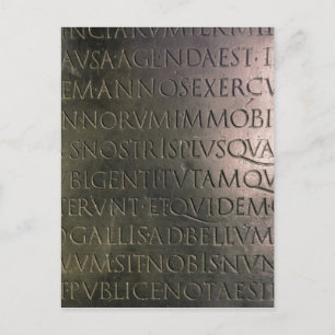 Carte Postale Détail de la table Claudian