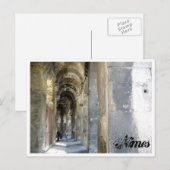 Carte Postale Détail de l'amphithéâtre, Nîmes, France (Devant / Derrière)