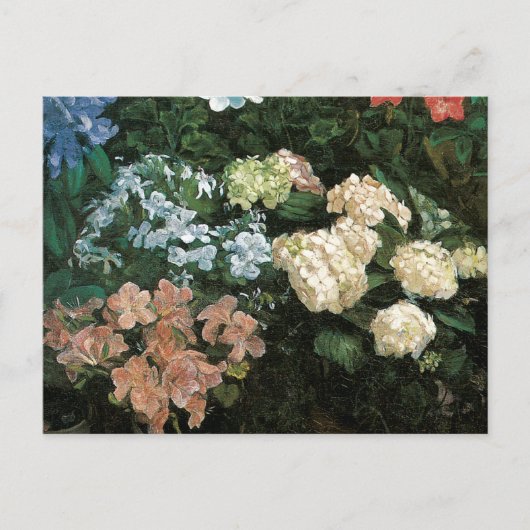 Carte Postale Détail de l'étude des fleurs (Devant)