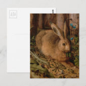 Carte Postale Détail de peinture européenne pour l'année 2023 du (Devant / Derrière)