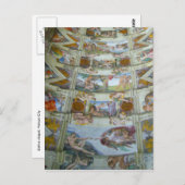 Carte Postale détail de sistine (Devant / Derrière)