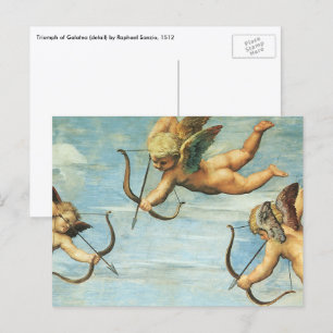 Carte Postale Détail des anges du Triomphe de Galatée par Raphaë