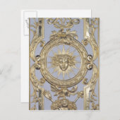 Carte Postale Détail des panneaux représentant (Devant / Derrière)