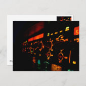 Carte Postale Détail du cockpit Airbus 4 (Devant / Derrière)