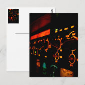 Carte Postale Détail du cockpit Airbus 5 (Devant / Derrière)