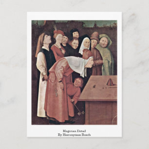 Carte Postale Détail Du Magicien Par Hieronymus Bosch