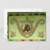 Carte Postale Détail du wagon tzigane (Devant / Derrière)