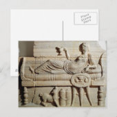 Carte Postale Détail d'un sarcophage (Devant / Derrière)