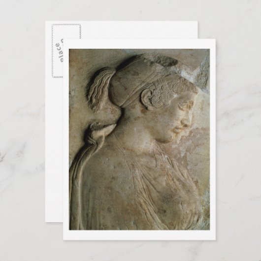 Carte Postale Détail from the stela of Philis, from Thasos, c.5t (Devant / Derrière)