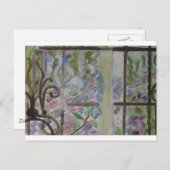 Carte Postale Détails de la fenêtre Queens (Devant / Derrière)