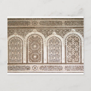 Carte Postale Détails du Bahia Palace