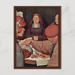 Carte Postale Détails Du Mariage Paysan Par Bruegel D. Ä. Pieter