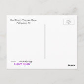 Carte Postale Détails du toit, Toit du Mansard (Dos)