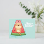 Carte postale d'été Otter (Debout devant)