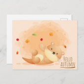 Carte postale d'été Otter (Devant / Derrière)