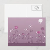 Carte postale d'été pourpre (Devant / Derrière)