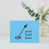 Carte Postale détecteur de métaux (Debout devant)