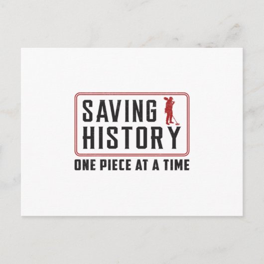 Carte Postale Détecteur Détectoriste Métal Détection Drôle Cadea (Devant)