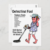 Carte Postale Détecteurs métalliques (Devant / Derrière)