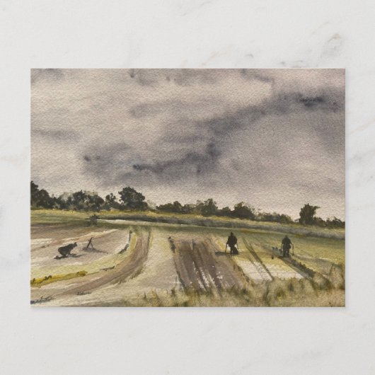 Carte Postale Détection Métal Dans Les Champs 2 (Devant)