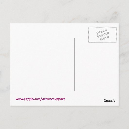 Carte Postale Détection Précoce Sauvons Des Vies Testez! (Dos)