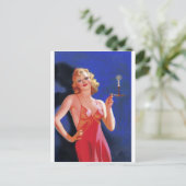 Carte Postale Détective de la pâte Femme Fatale (Debout devant)