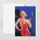 Carte Postale Détective de la pâte Femme Fatale (Devant / Derrière)