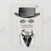 Carte Postale Détective Privée Homme Invisible (Devant / Derrière)