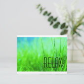 Carte Postale Détendez (Debout devant)