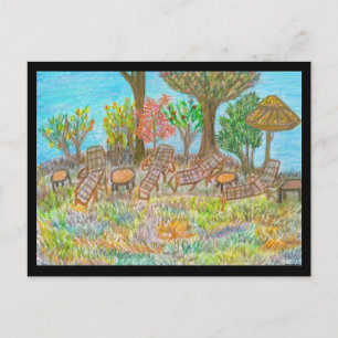 Carte Postale Détendez-vous sous les arbres