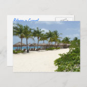 Carte Postale Détente à Cozumel (Devant / Derrière)