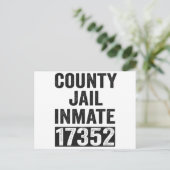 Carte Postale Détenu de prison de comté 17352 Drôle d'Halloween  (Debout devant)