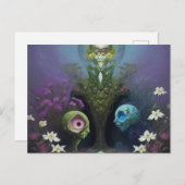 Carte Postale D'Étrangères Créatures Sur La Rivière De L'Imagina (Devant / Derrière)