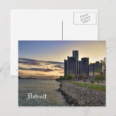 Carte postale Detroit (Devant / Derrière)