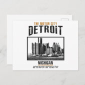 Carte Postale Détroit (Devant / Derrière)