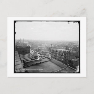 Carte Postale Detroit de Chambre de Commerce c1900 Vintage